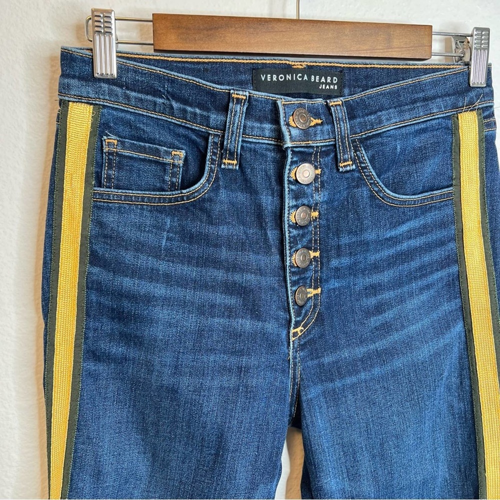 Veronica Beard Carolyn Baby Bootcut Jeans High Rise - Picture 3 of 8